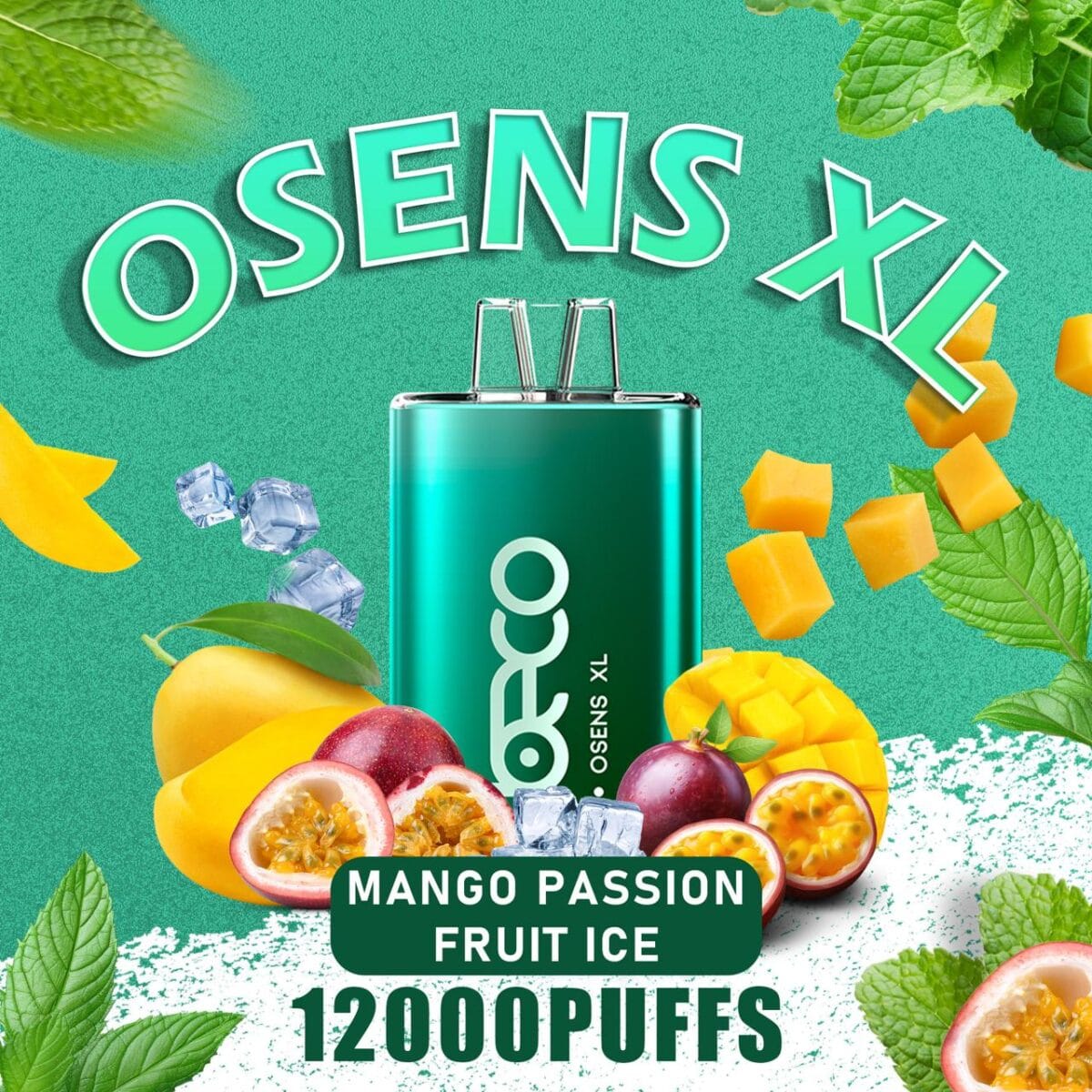 BECO OSENS XL MANGO PASSION FRUIT ICE 12000 PUFFS IN DUBAI UAE