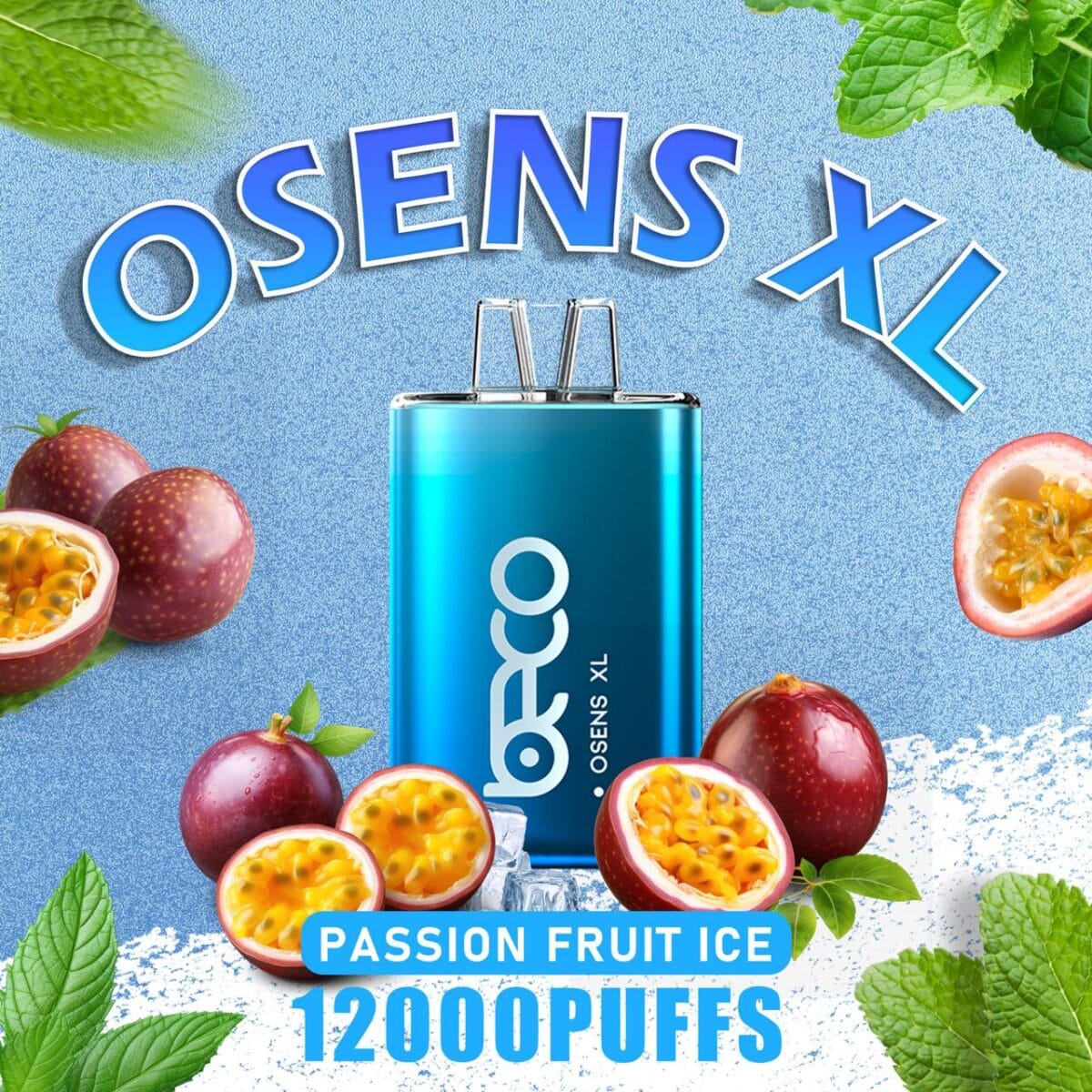 BECO OSENS XL PASSION FRUIT ICE 12000 PUFFS IN DUBAI UAE