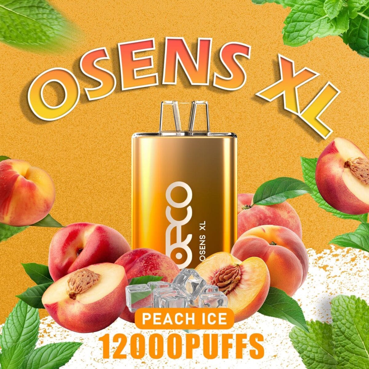 BECO OSENS XL PEACH ICE 12000 PUFFS IN DUBAI UAE