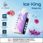 Elf Bar Ice King grape ice 30000 Puffs Disposable Vape In DUbai UAE