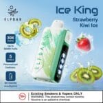 Elf Bar Ice King strawberry kiwi ice 30000 Puffs Disposable Vape In DUbai UAE