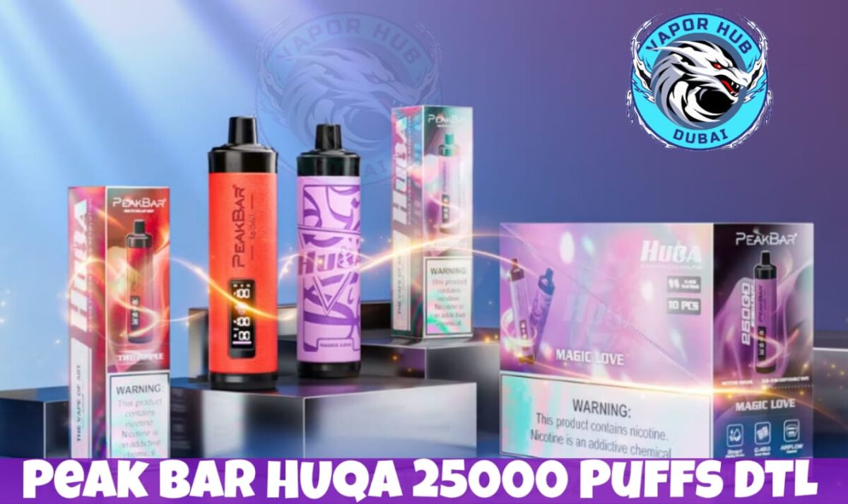 Peak Bar Huqa 25000 Puffs DTL Disposable Vape in dubai uae