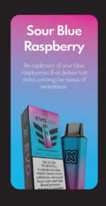 Pod Salt EVOLVE Pods sour blue raspberry 6000 Puffs