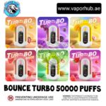 Bounce Turbo 50000 puffs Disposable Vape In Dubai