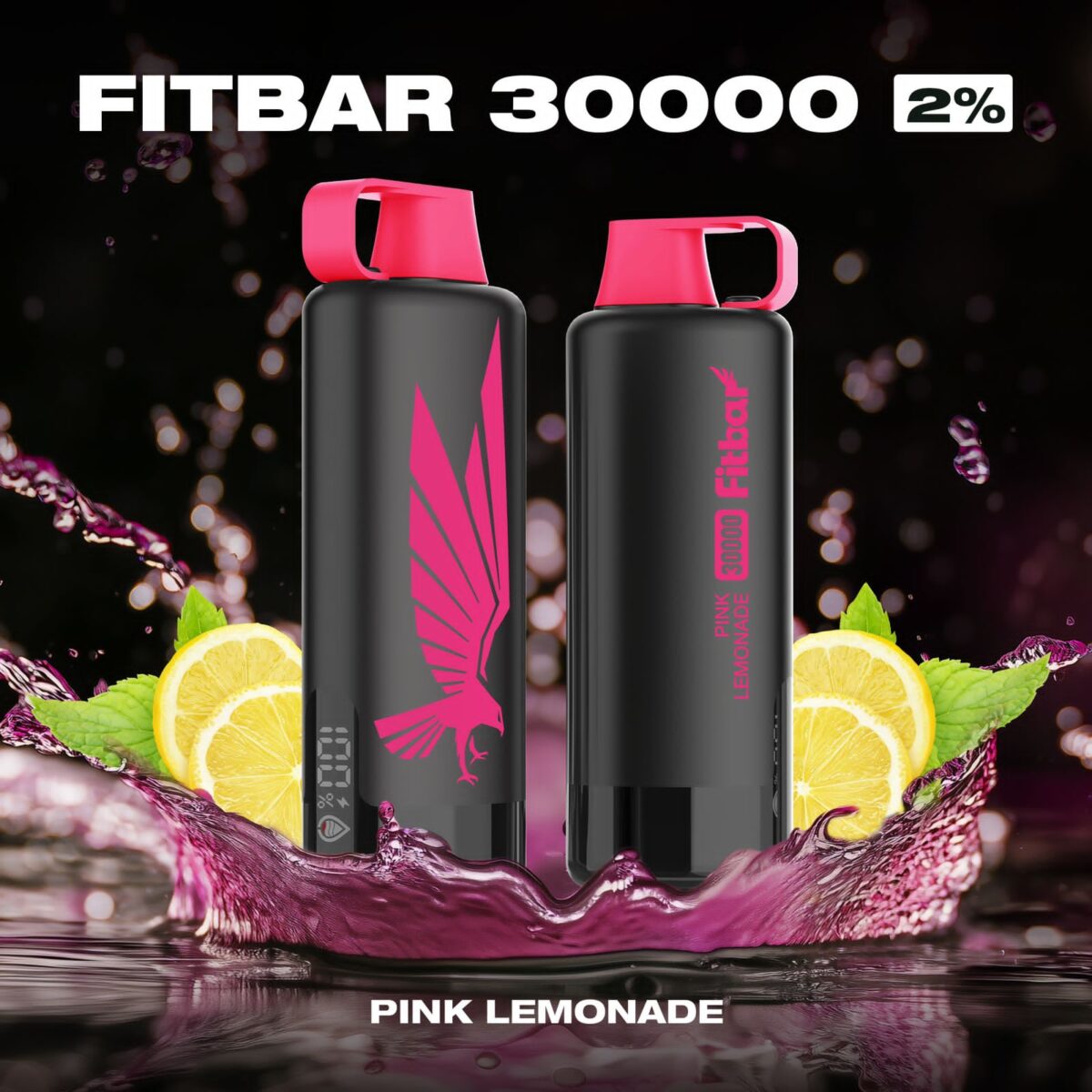 FITBAR Shisha Pink Lemonade 30000 Puffs 20MG Disposable Vape In Dubai