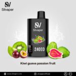 Kiwi Guava Passion Fruit SILVAPER 24000 PUFFS DISPOSABLE VAPE IN DUBAI UAE