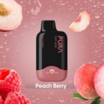 PURA Peach Berry 6000 Puffs 20MG Disposable Vape In Dubai UAE