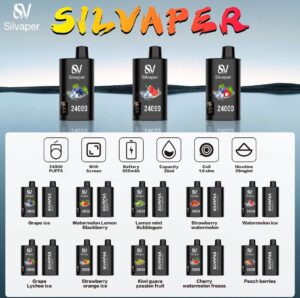 SILVAPER 24000 PUFFS DISPOSABLE VAPE IN DUBAI UAE1