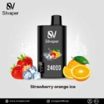 Strawberry Orange Ice SILVAPER 24000 PUFFS DISPOSABLE VAPE IN DUBAI UAE