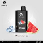 Watermelon Ice SILVAPER 24000 PUFFS DISPOSABLE VAPE IN DUBAI UAE