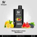 Watermelon Lemon Blackberry SILVAPER 24000 PUFFS DISPOSABLE VAPE IN DUBAI UAE