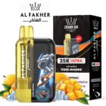 Al Fakher Ultra Cool Mango 25000 Puffs Disposable Vape In Dubai UAE