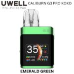 Buy Uwell Caliburn G3 Pro KOKO Pod System Kit Emerald Green Best Vape Kits.jpg 2