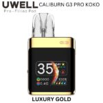 Buy Uwell Caliburn G3 Pro KOKO Pod System Kit Luxury Gold Best Vape Kits.jpg 5