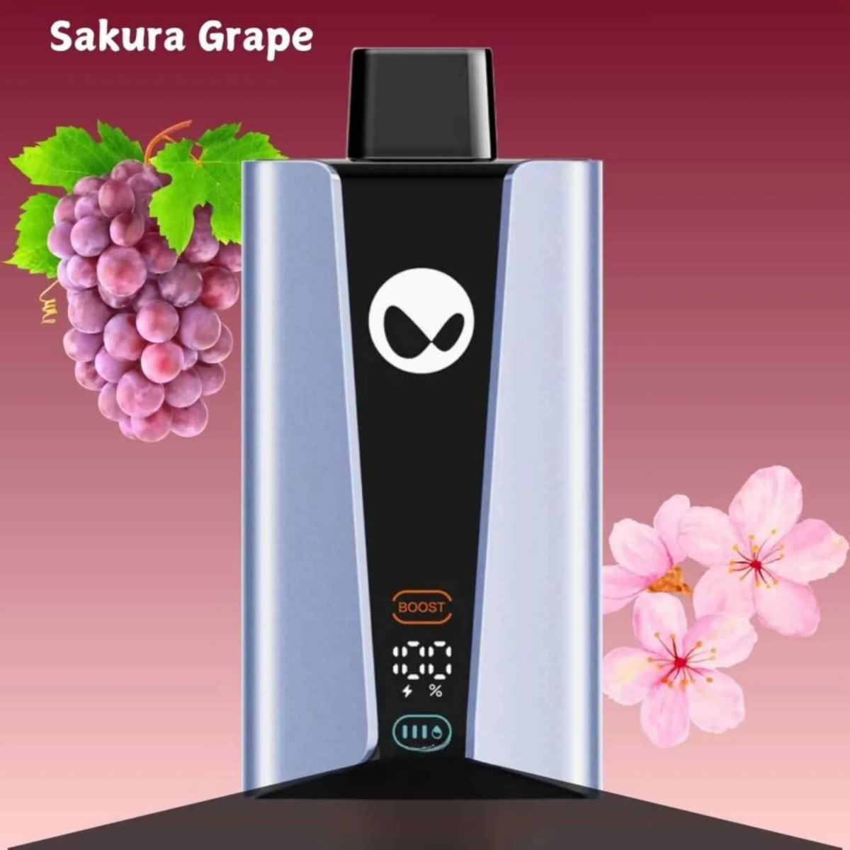 WAKA SO PRO 20000 PUFFS DISPOSABLE VAPE SAKURA GRAPE