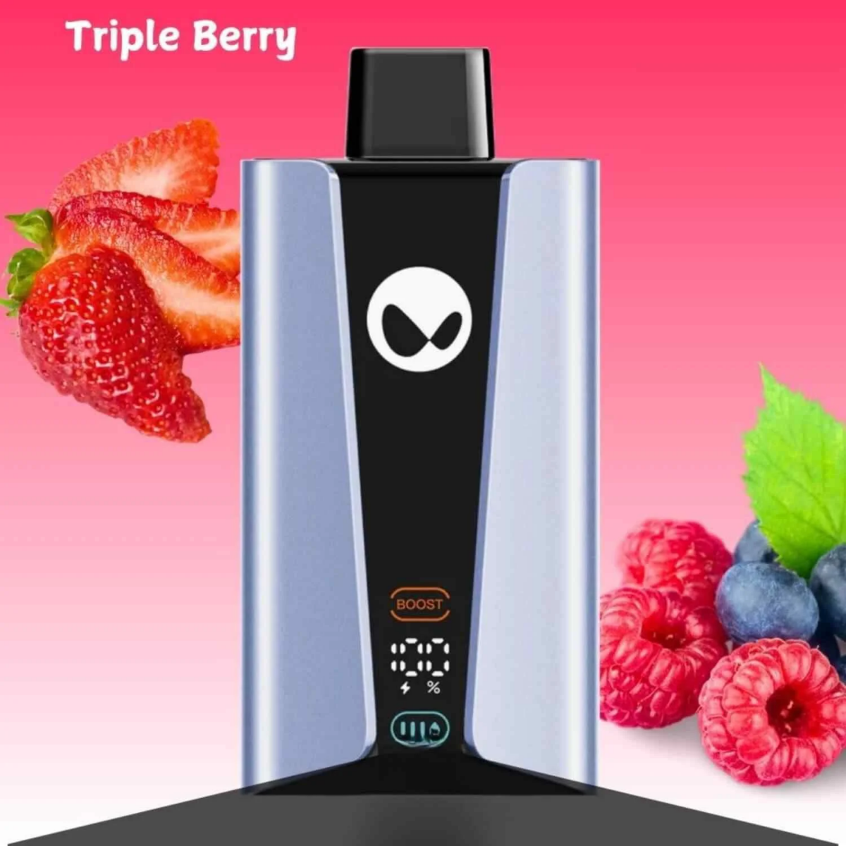 WAKA SO PRO 20000 PUFFS DISPOSABLE VAPE TRIPLE BERRY