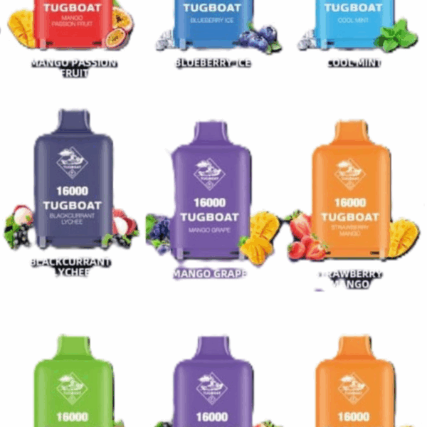 Tugboat Super 16000 Puffs Disposable Pod