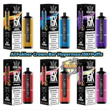 Al Fakher Crown Bar Hypermax Ice Adjust Disposable Vape
